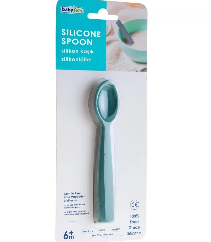 Babyjem Silikon Kaşık 759 Mint