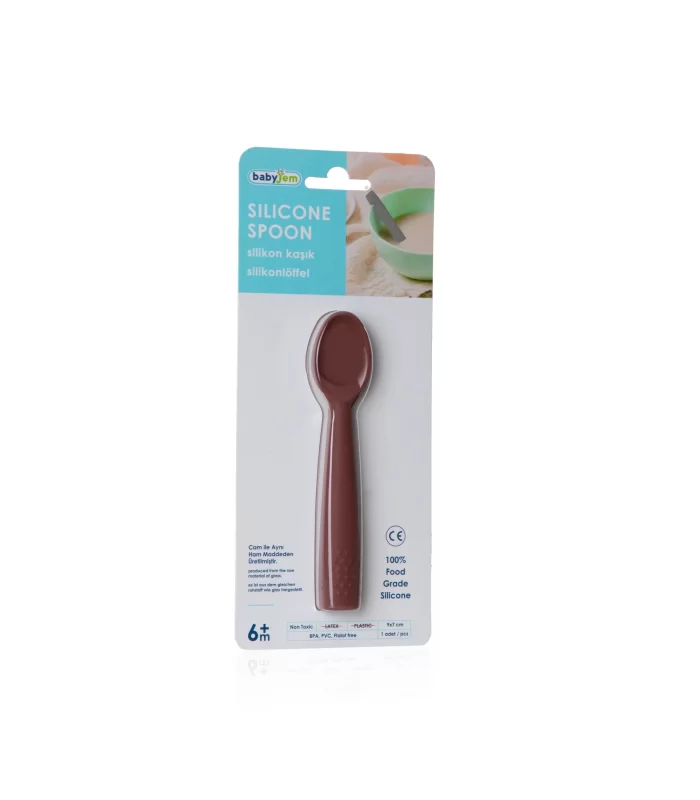Babyjem Silikon Kaşık 759 Mocha