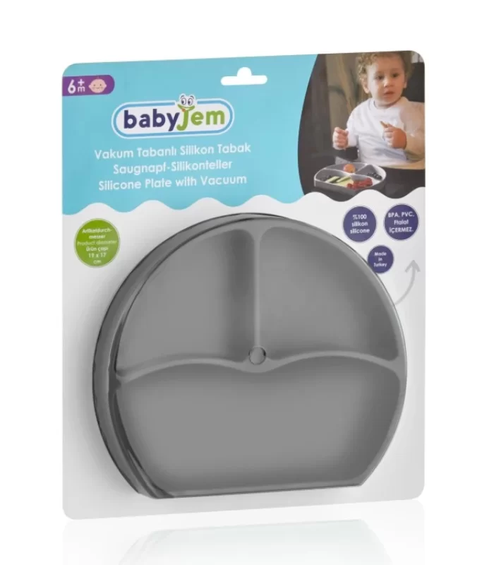 Babyjem Silikon Tabak 715 Gri