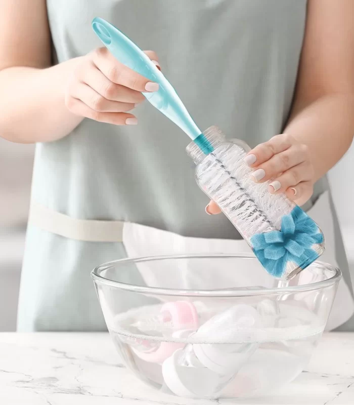 BabyJem Süngerli Biberon Fırçası 776 Mavi