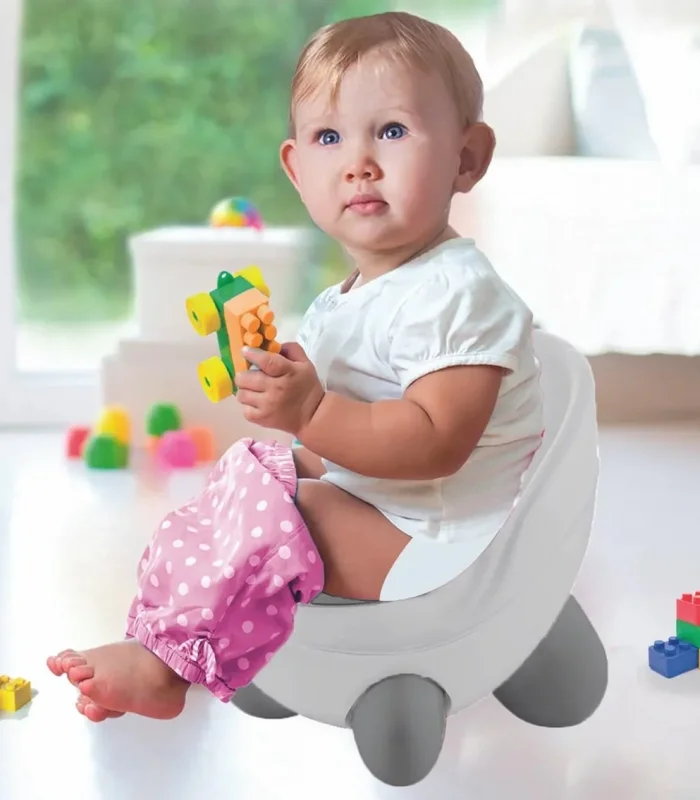 BabyJem TonTon Lazımlık 342 Beyaz Gri