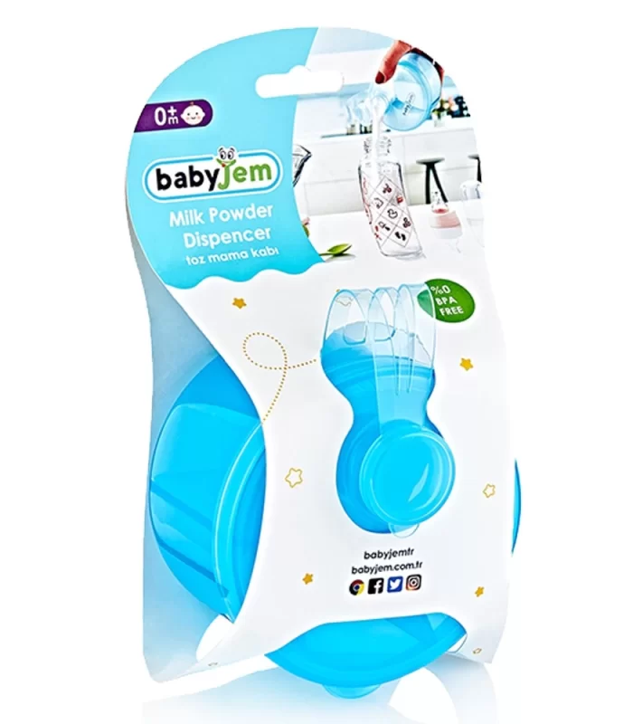 Babyjem Toz Mama Kabı 496 Mavi