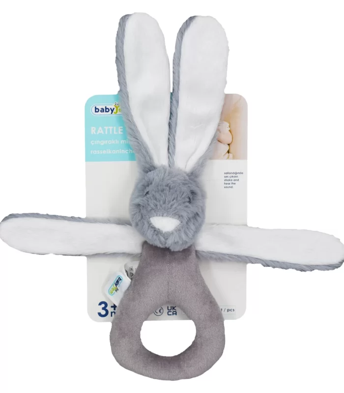 BabyJem Tutmalı Peluş Mini Tavşan 842 Gri