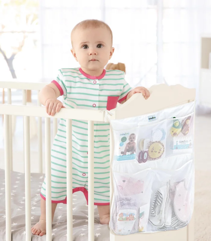 BabyJem Yatak Başı Organizer 555 Beyaz