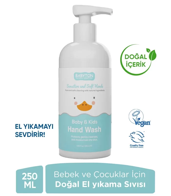 Babyton Bebek Ve Çocuklar İçin Doğal El Yıkama Sıvısı