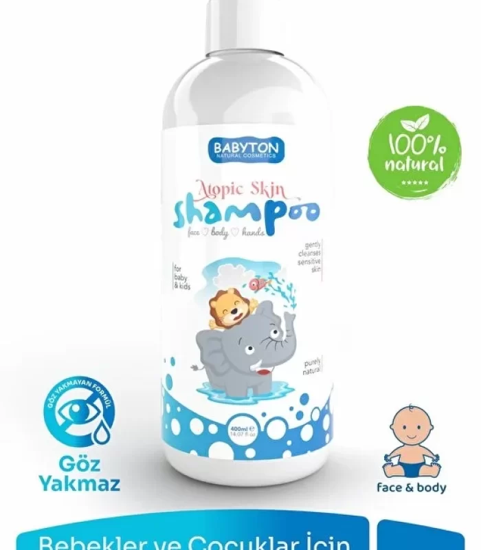 Babyton Bebekler ve Çocuklar İçin Atopik Şampuan 400 ml