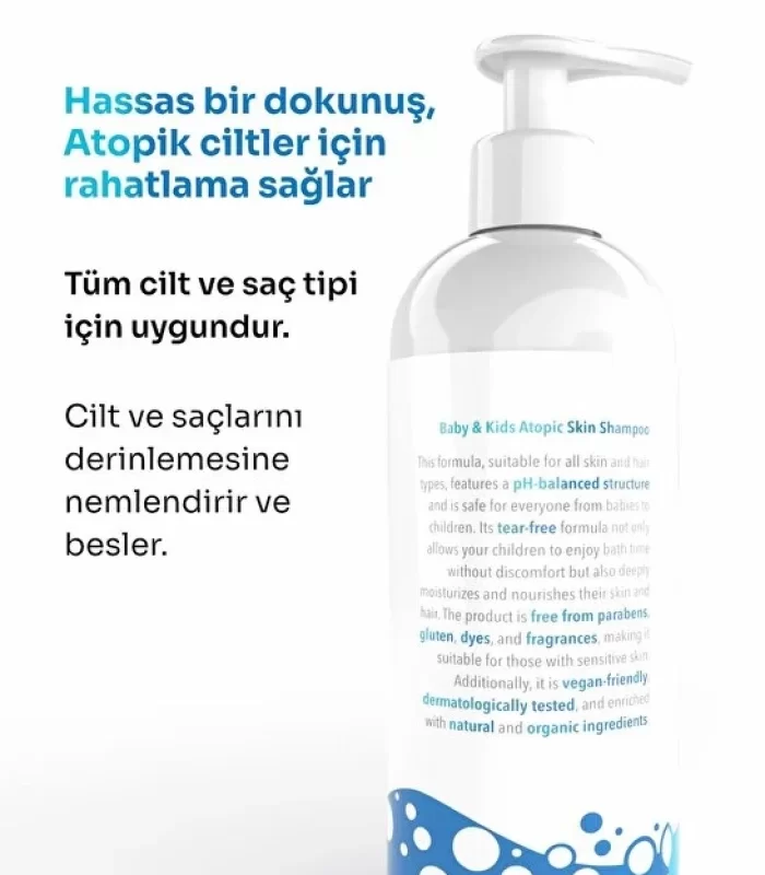 Babyton Bebekler ve Çocuklar İçin Atopik Şampuan 400 ml