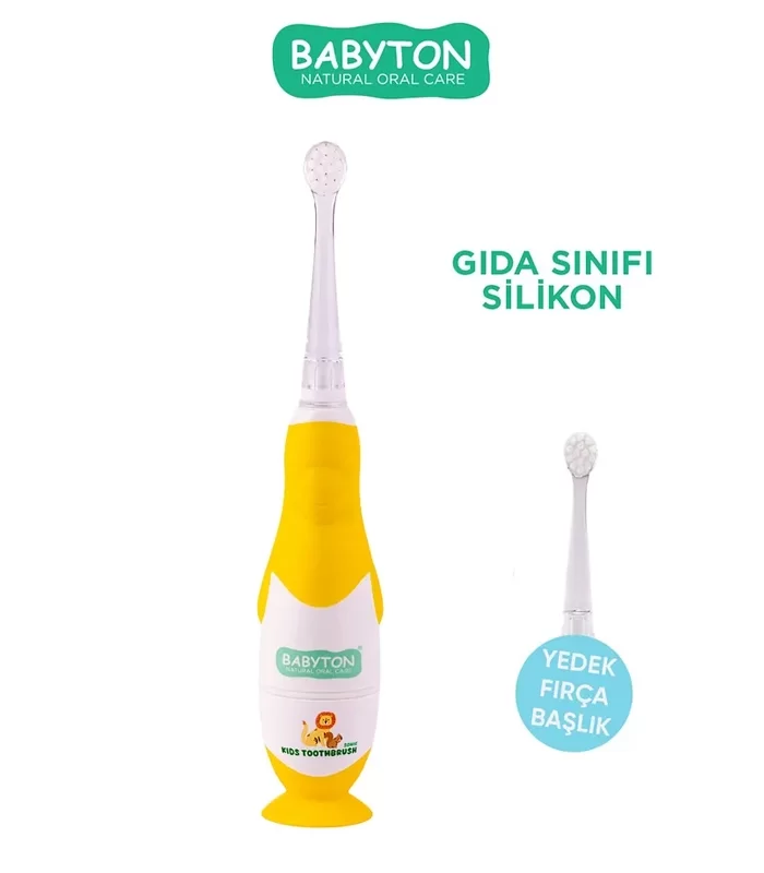 Babyton Bebekler Ve Çocuklar İçin Sonik Pilli Diş Fırçası