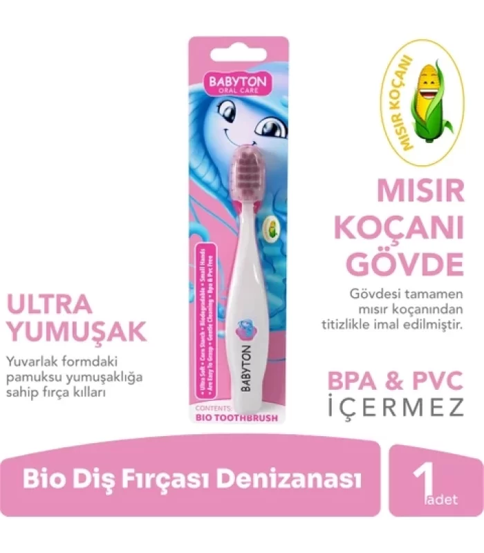 Babyton Bio Ultra Yumuşak Çocuk Diş Fırçası Denizanası