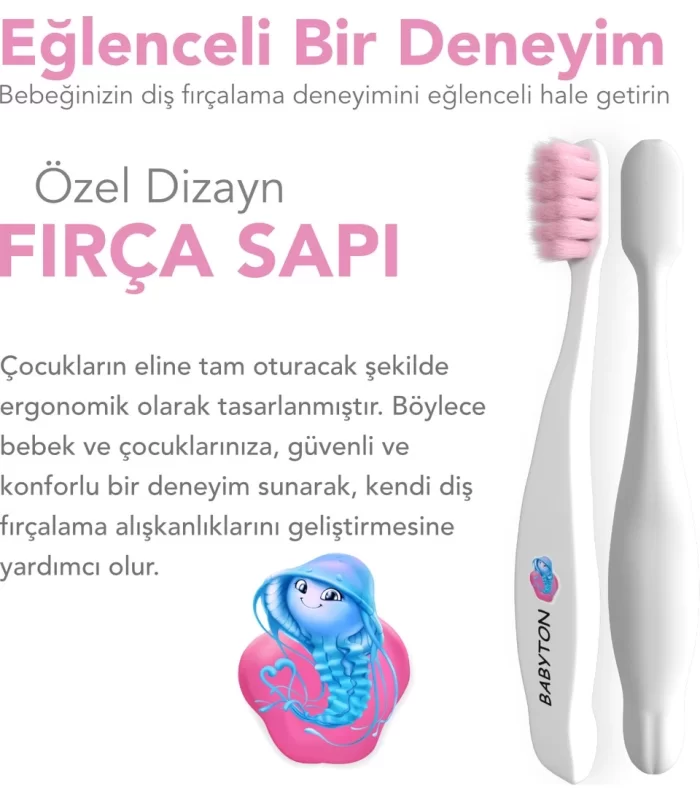 Babyton Bio Ultra Yumuşak Çocuk Diş Fırçası Denizanası