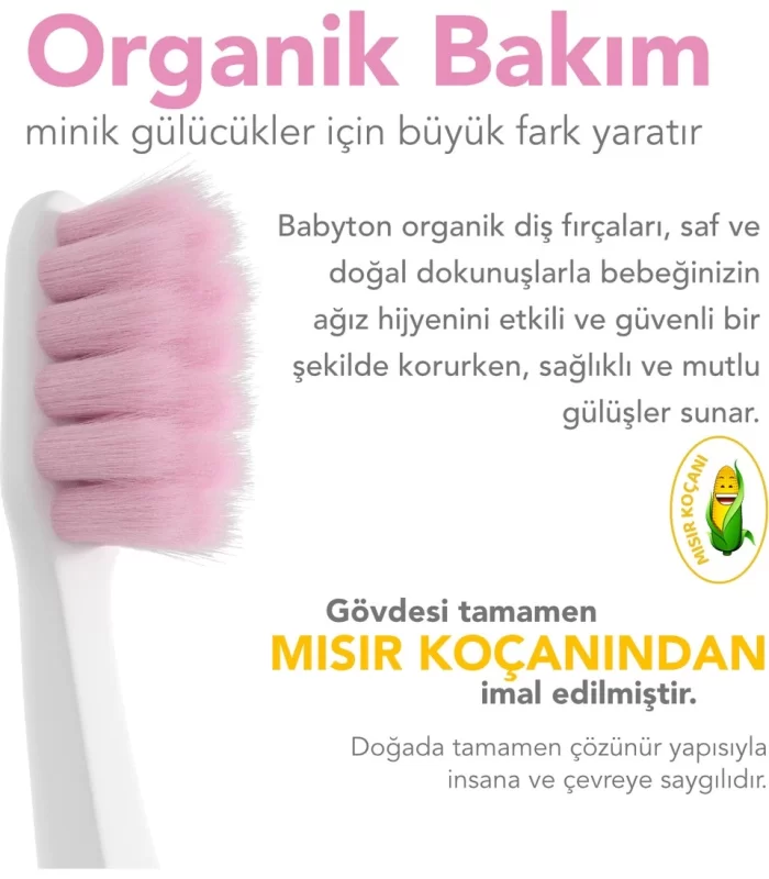 Babyton Bio Ultra Yumuşak Çocuk Diş Fırçası Denizanası