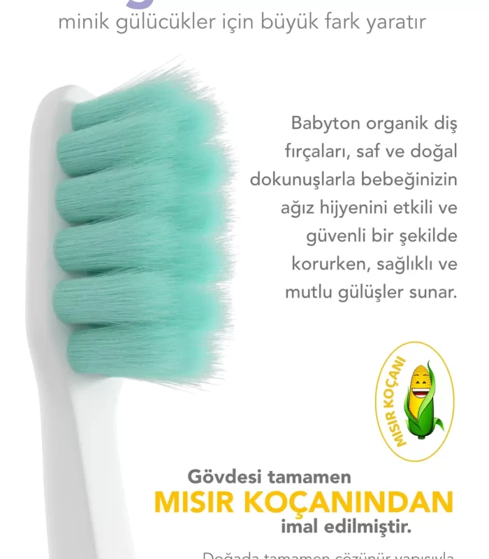 Babyton Bio Ultra Yumuşak Çocuk Diş Fırçası Fil