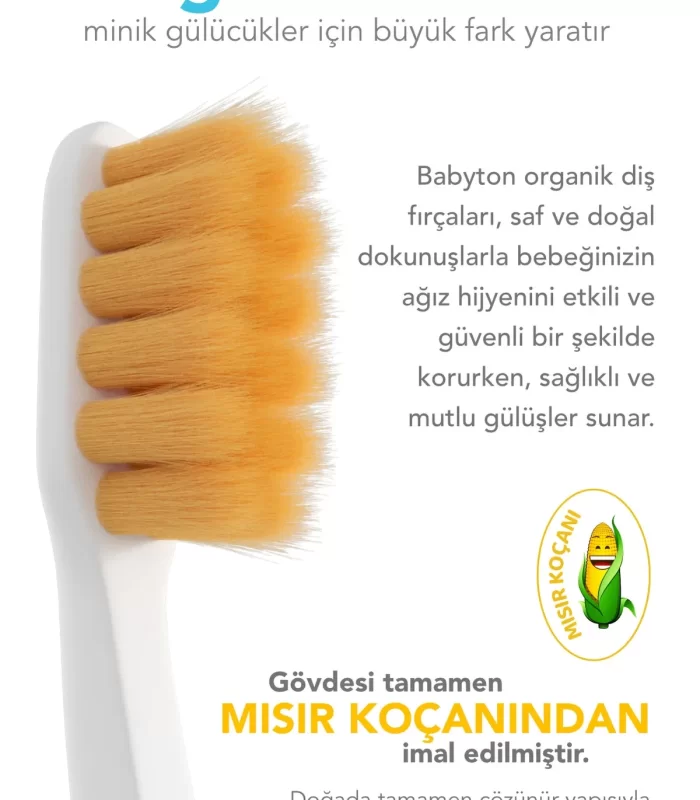 Babyton Bio Ultra Yumuşak Çocuk Diş Fırçası Papağan