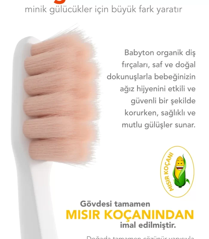 Babyton Bio Ultra Yumuşak Çocuk Diş Fırçası Yengeç