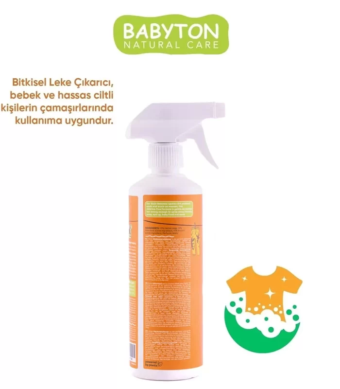 Babyton Doğal Bitkisel Leke Çıkarıcı Arındırıcı 500 Ml