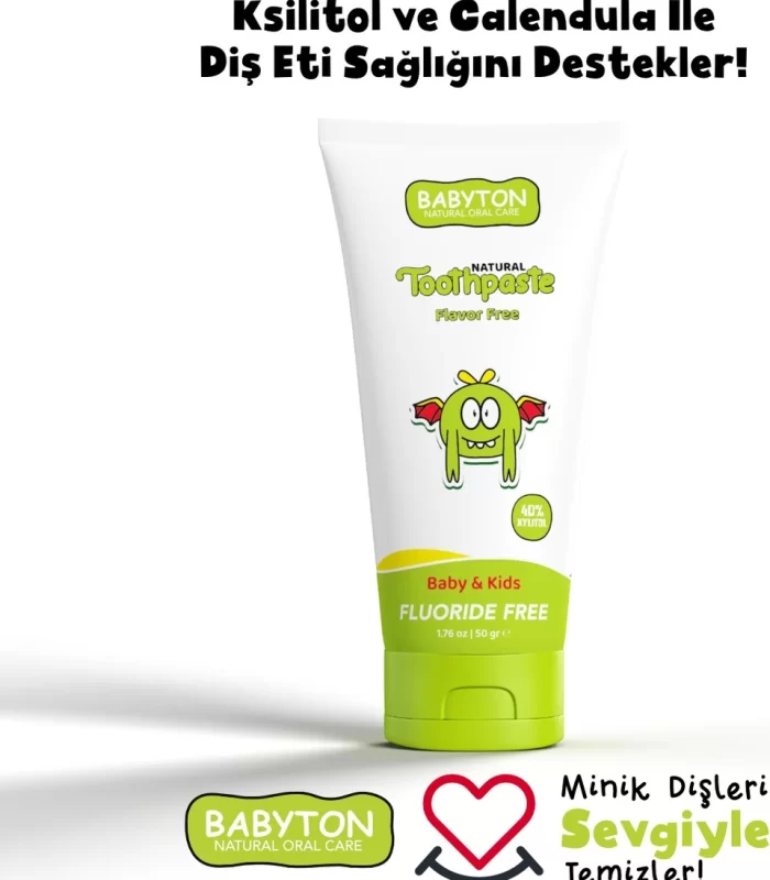Babyton Organik Doğal Natural Diş Macunu 50 Gr