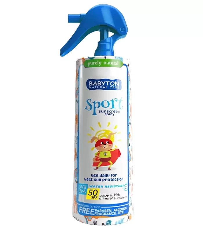 Babyton bebek Ve Çocuklar İçin Suya Dayanıklı Güneş Koruyucu Sprey 200 Ml 50 Spf