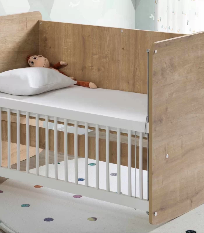 Babywhen Pratik Sallanır Anne Yanı Beşik 60x120 Ahşap