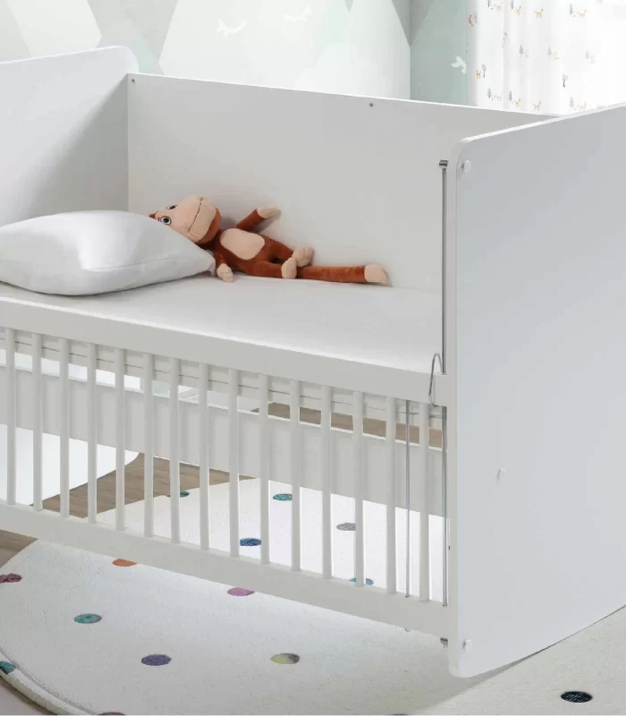 Babywhen Pratik Sallanır Anne Yanı Beşik 60x120 Beyaz