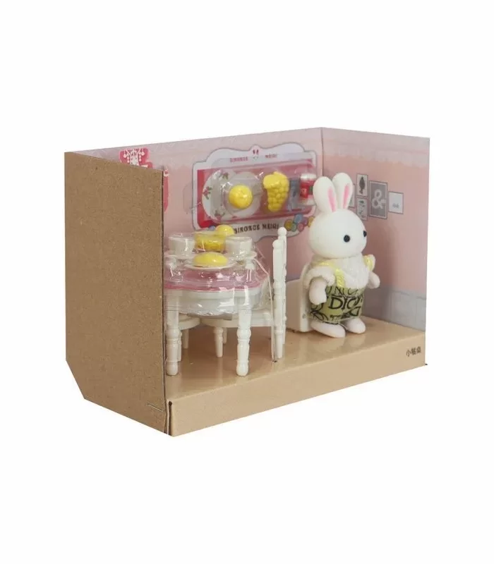 Bay Dreamy Mini Tavşan Aksesuarlı Yemek Masası Seti
