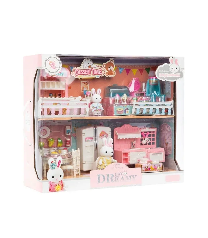 Bay Dreamy Mini Tavşan Çift Katlı Mutfak Seti