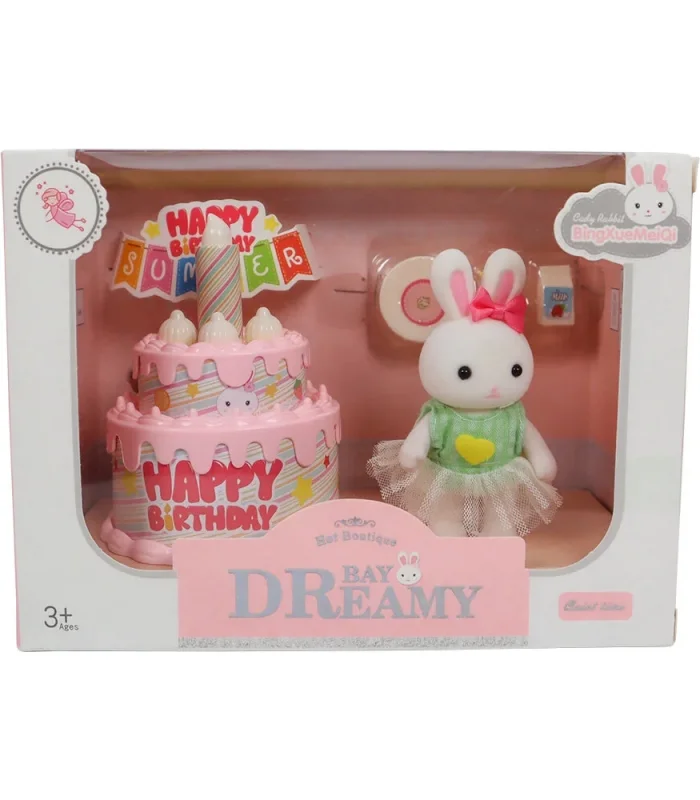 Bay Dreamy Mini Tavşan Doğum Günü Pastası