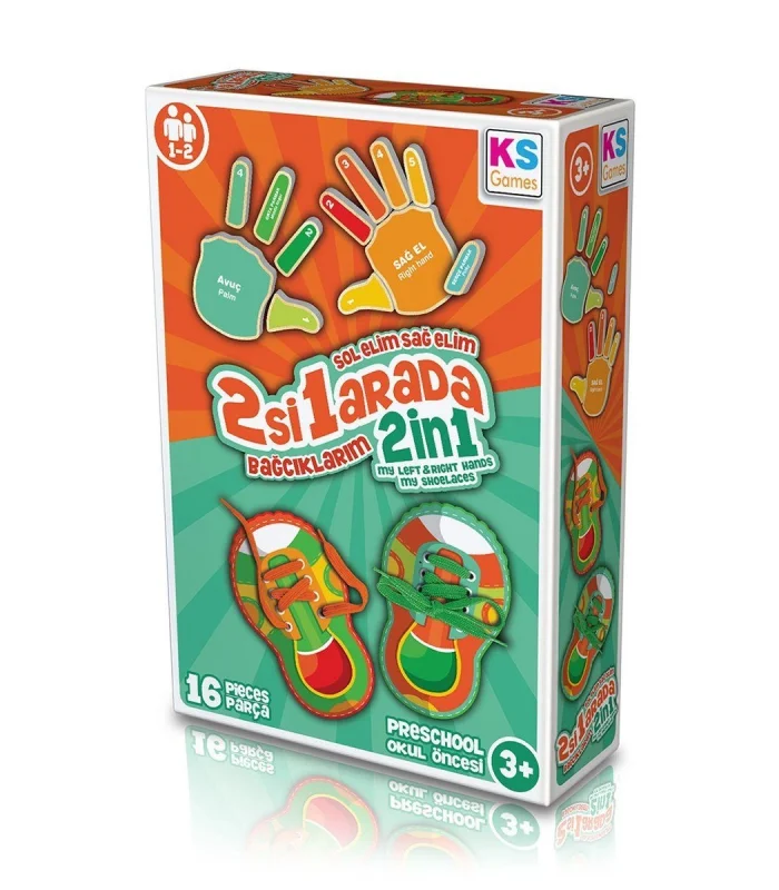 BE233 KS, Sol Elim Sağ Elim 2si1 arada Bağcıklarım / +3 yaş