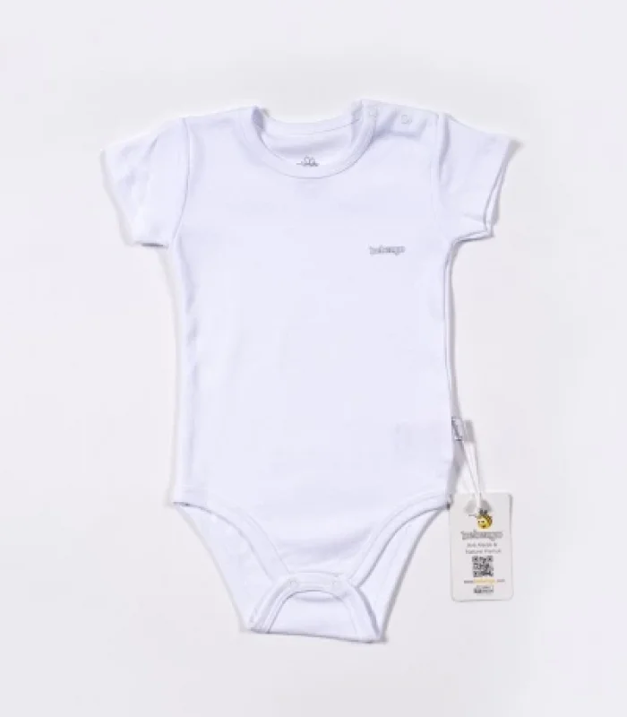 Bebengo BU4025 Basic Kısa Kol Body Beyaz