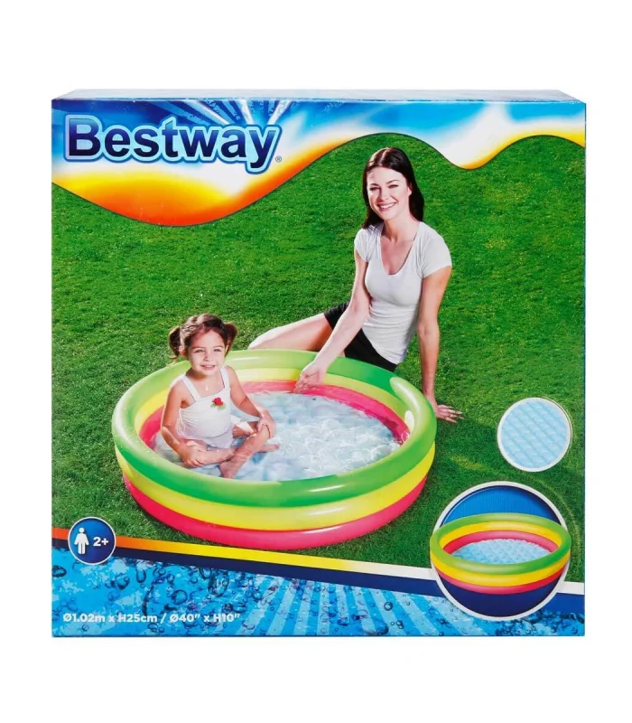 Bestway 3 Bölmeli Çocuk Havuzu 102x25 Cm 51104