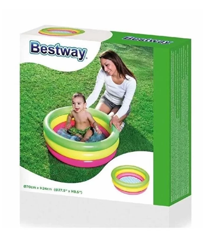 Bestway 3 Bölmeli Çocuk Havuzu 70x24 Cm 51128
