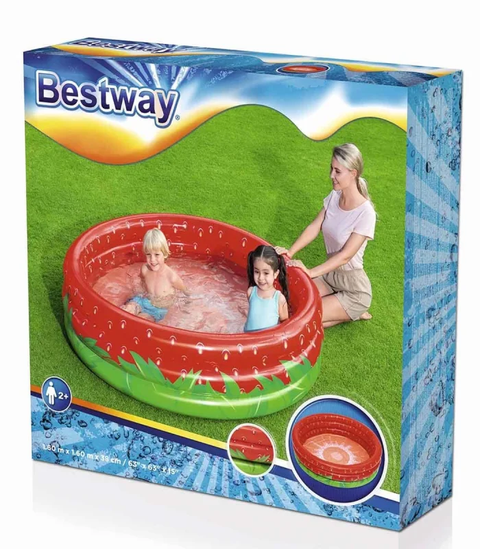 Bestway Çilek Desenli Çocuk Havuzu 122x25 Cm