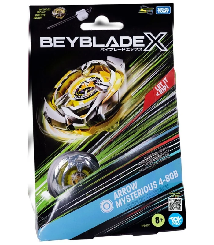 BEY06000 Beyblade 1li Set Arrow Mysterious 4-80B