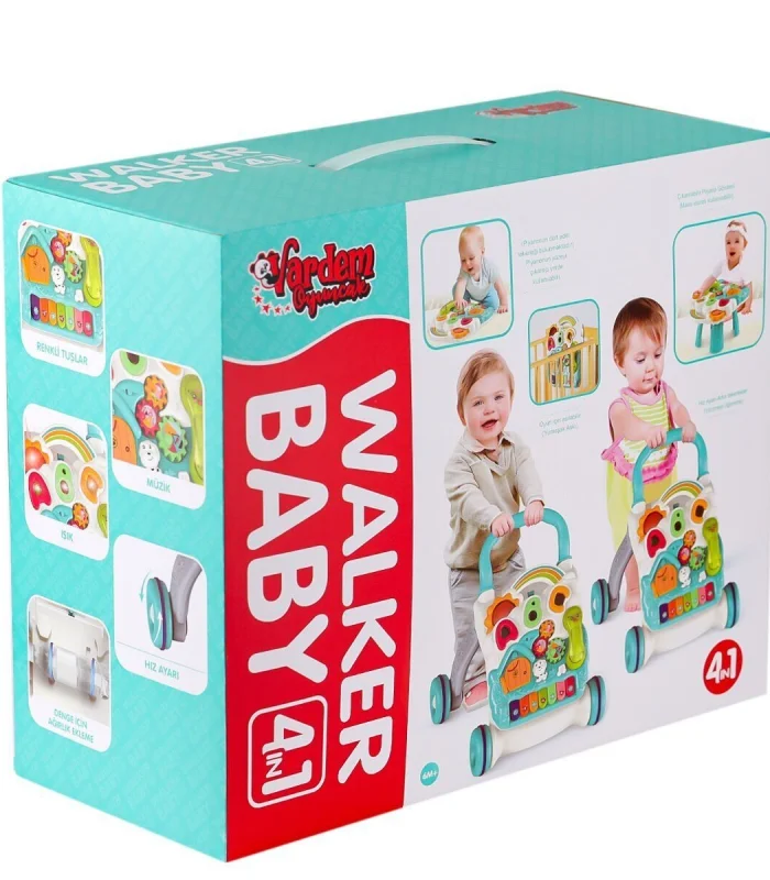 BIB-6017 Pianolu Yürüme Arkadaşı 4IN1
