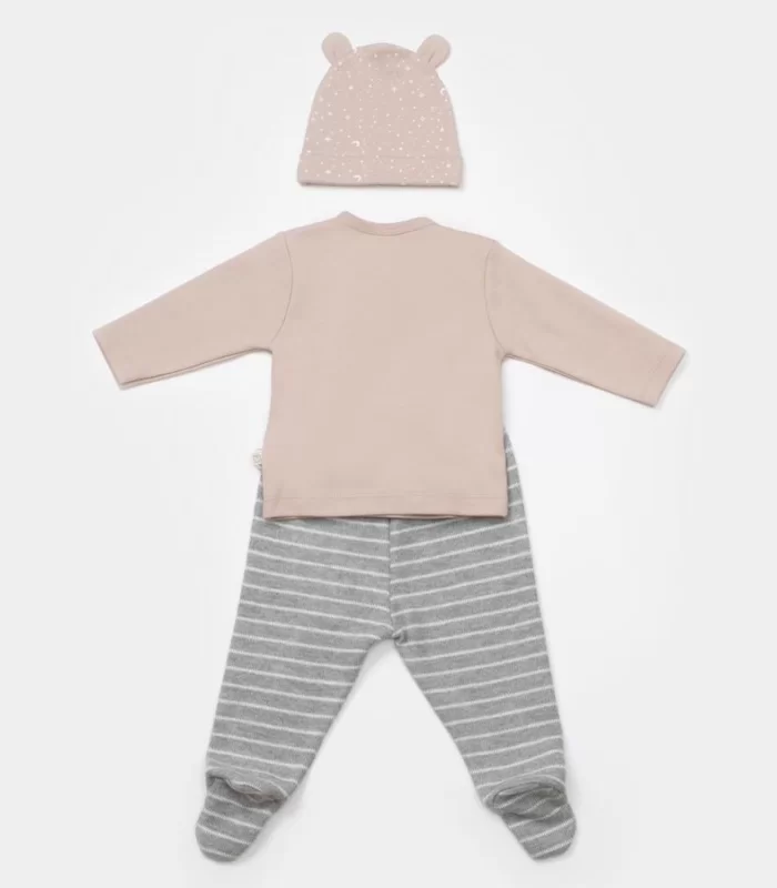 Bibaby Adventure Bear 3lü Set 73333 Latte Grimelanj