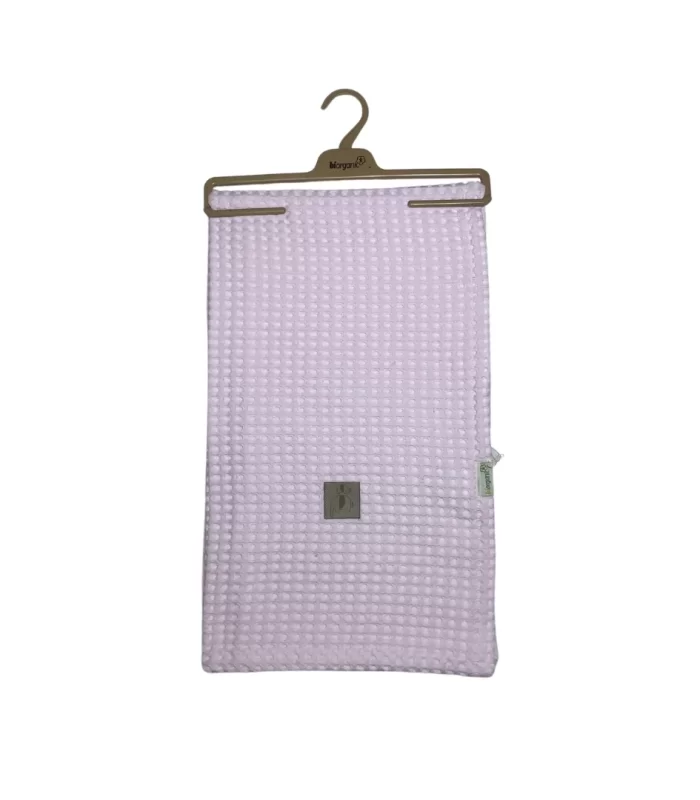 Bibaby Biorganic Bebek Pike Battaniye 100x115 cm 64712 Pembe