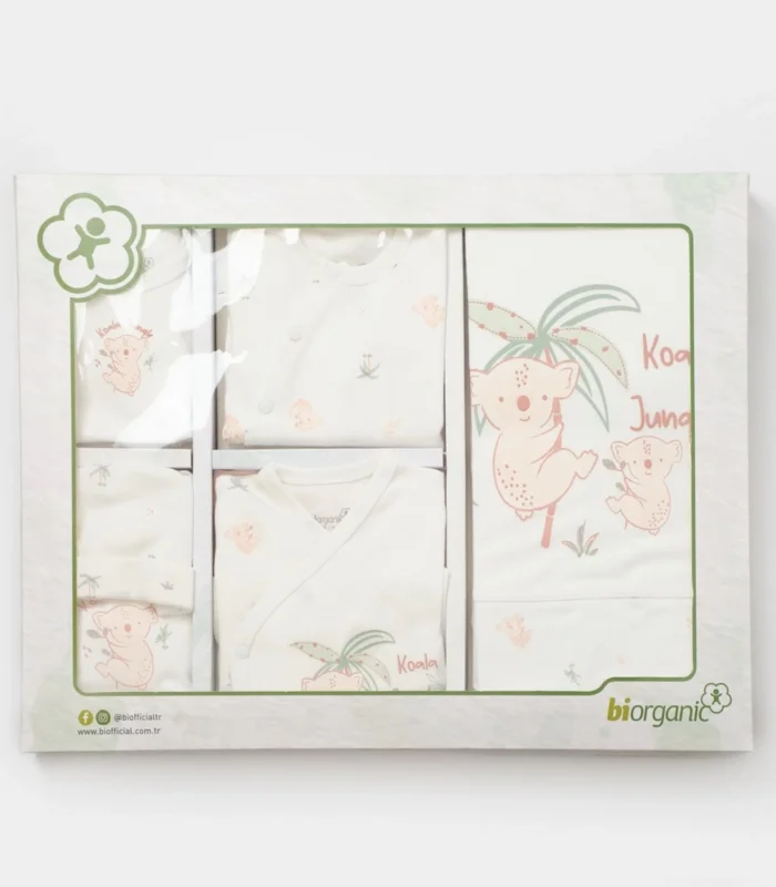 Bibaby Biorganic Koala Jungle 10lu Hastane Çıkış Seti 63226 Pembe