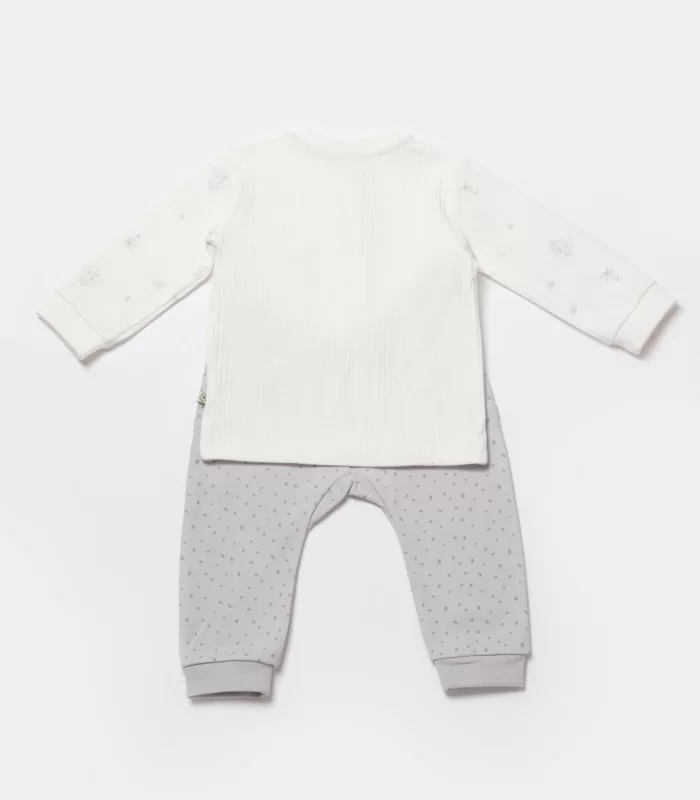 Bibaby Biorganic Koala Jungle 2Li Bebek Takım 59776 Gri