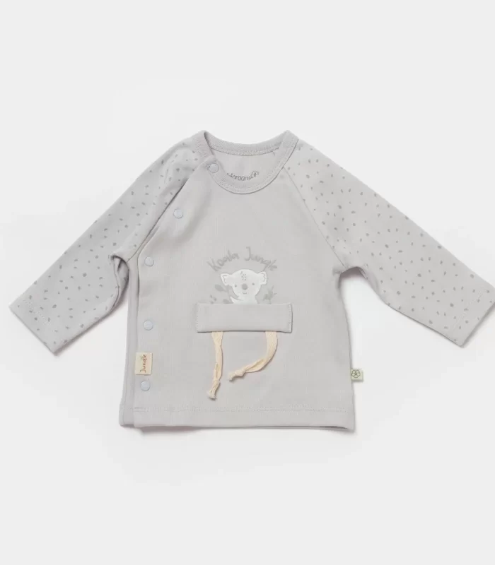 Bibaby Biorganic Koala Jungle 2Li Zıbın 73316 Gri