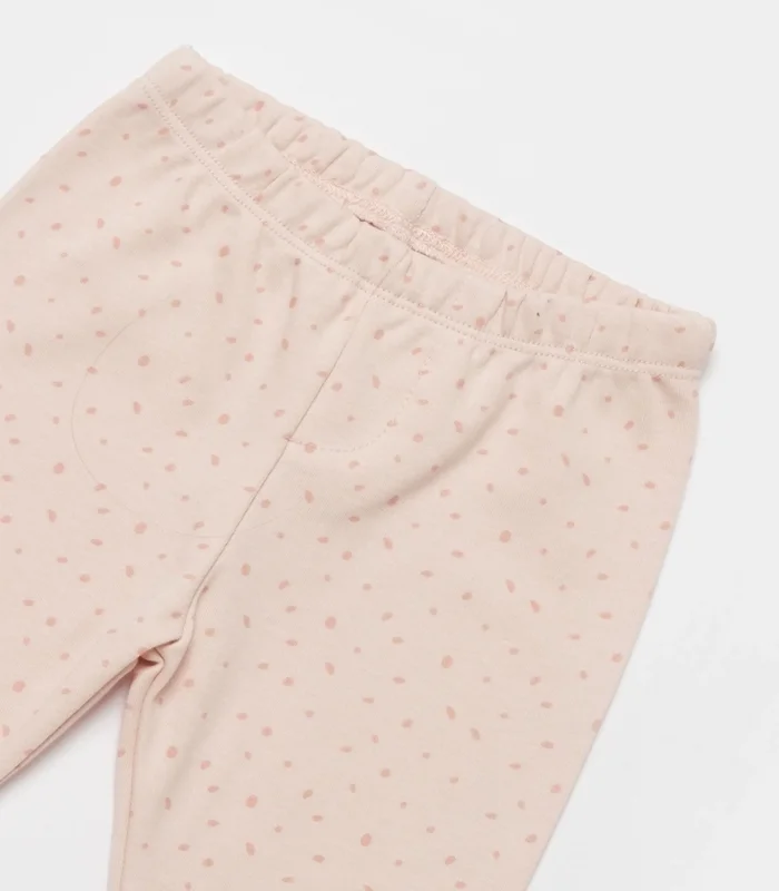 Bibaby Biorganic Koala Jungle Bebek Pijama Takımı 59777 Pembe