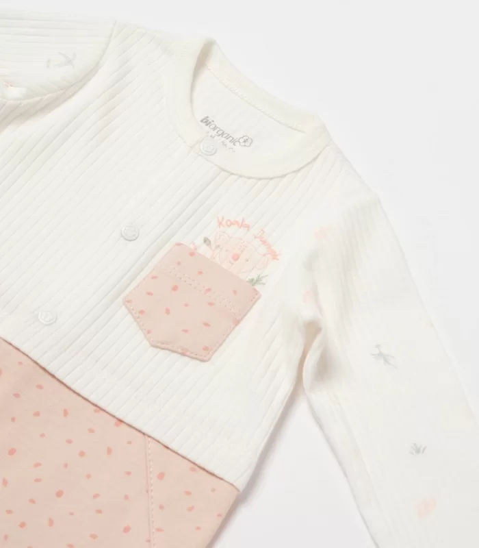 Bibaby Biorganic Koala Jungle Bebek Tulum 60733 Pembe