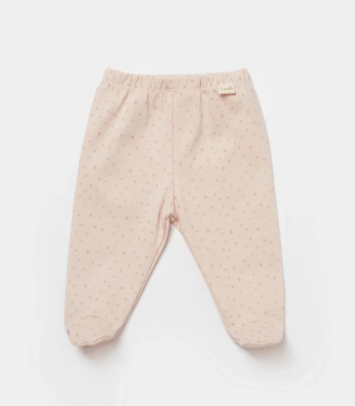 Bibaby Biorganic Koala Jungle Patikli Pantolon 57888 Pembe