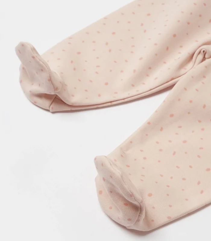 Bibaby Biorganic Koala Jungle Patikli Pantolon 57888 Pembe