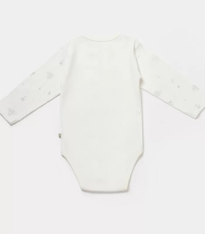 Bibaby Biorganic Koala Jungle Uzun Kol Bebek Body 56973 Gri