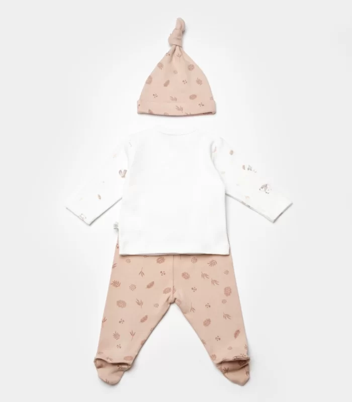 Bibaby Biorganic Love Our Earth 3 Parça Set 73345 Mocha