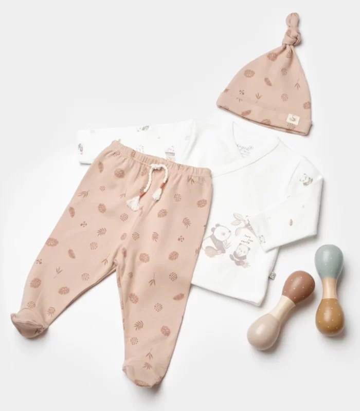 Bibaby Biorganic Love Our Earth 3 Parça Set 73345 Mocha