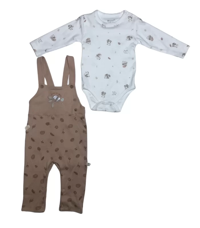 Bibaby Biorganic Love  Our Earth Salopet 60786 Mocha