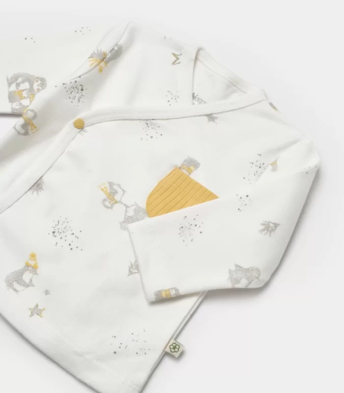 Bibaby Biorganic Penguin Club 5 Parça Hastane Çıkış Seti 62351 Ekru Gri