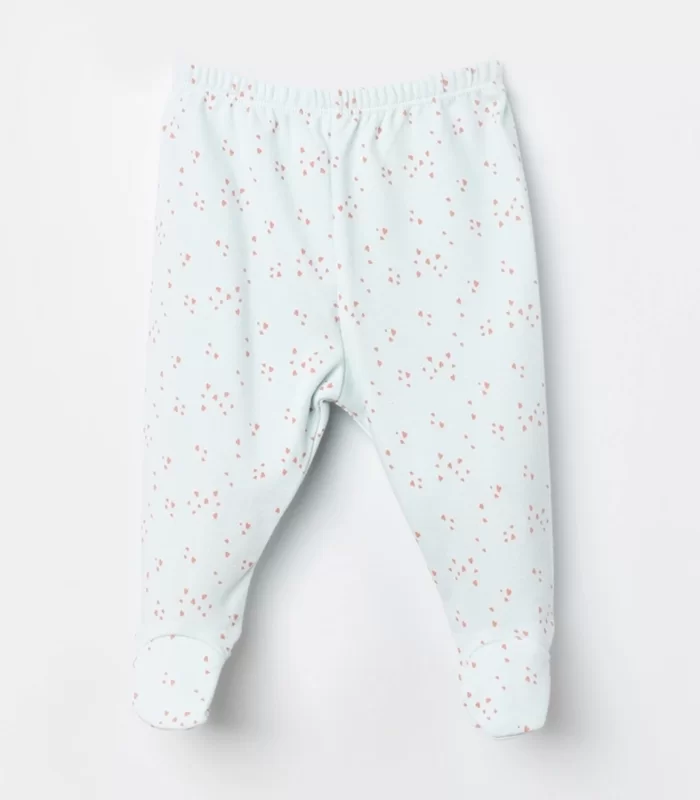 Bibaby Biorganic Pretty Ears Bunny Patikli Pantolon 57814 Mint