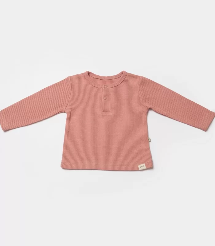 Bibaby Biorganic Waffle Smile 2Li Takım 59785 Red-Brown