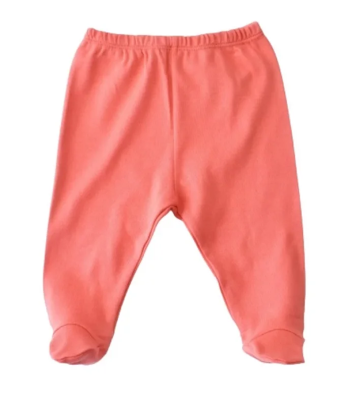 Bibaby Biorganic Wild Flowers Patikli Pantolon 57773 Coral